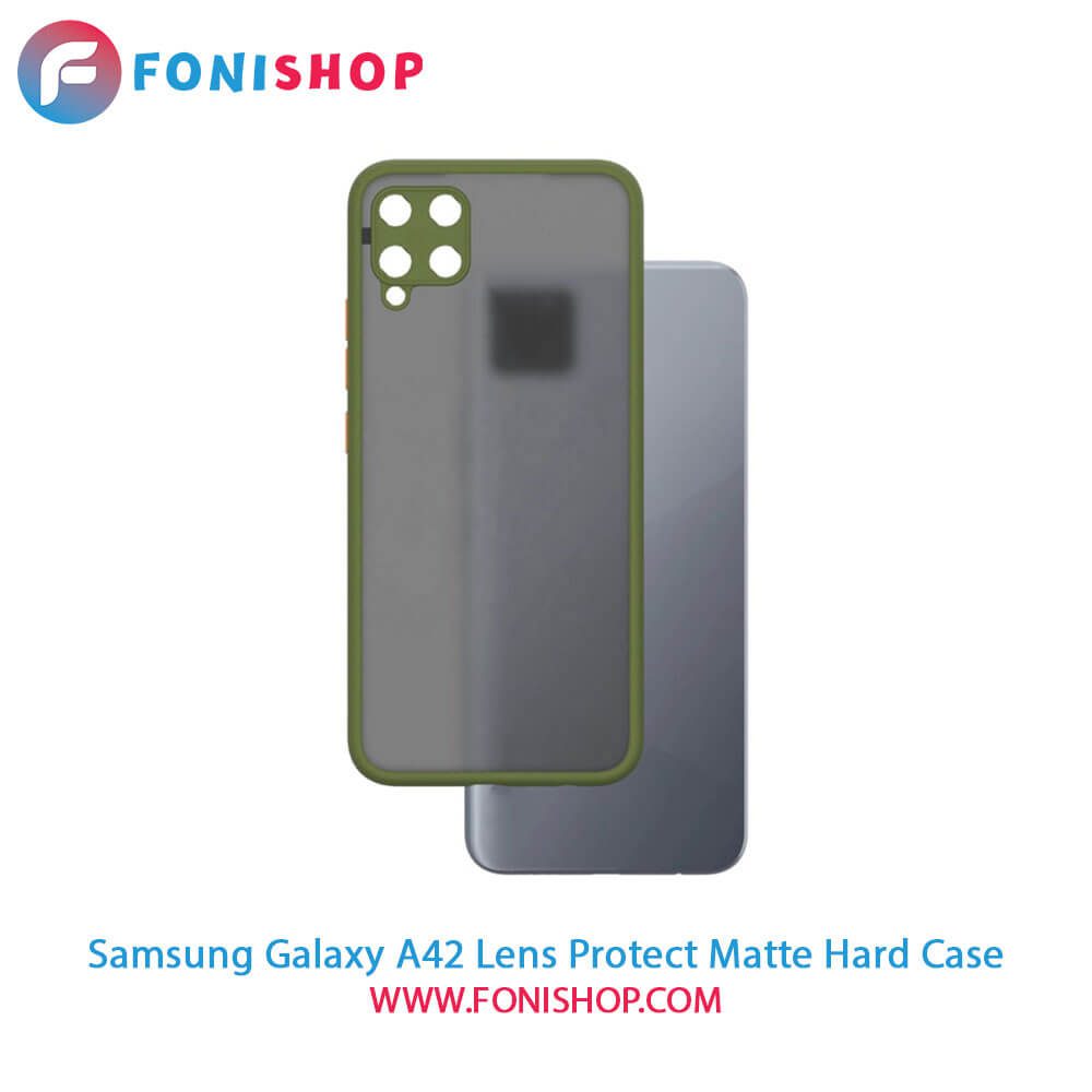 قاب ، کاور پشت مات محافظ لنزدار سامسونگ Samsung Galaxy A42 5G