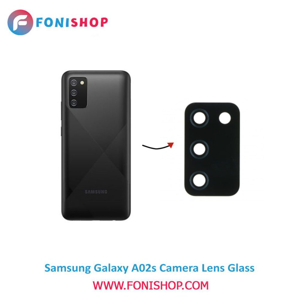 شیشه لنز دوربین گوشی سامسونگ Samsung Galaxy A02s