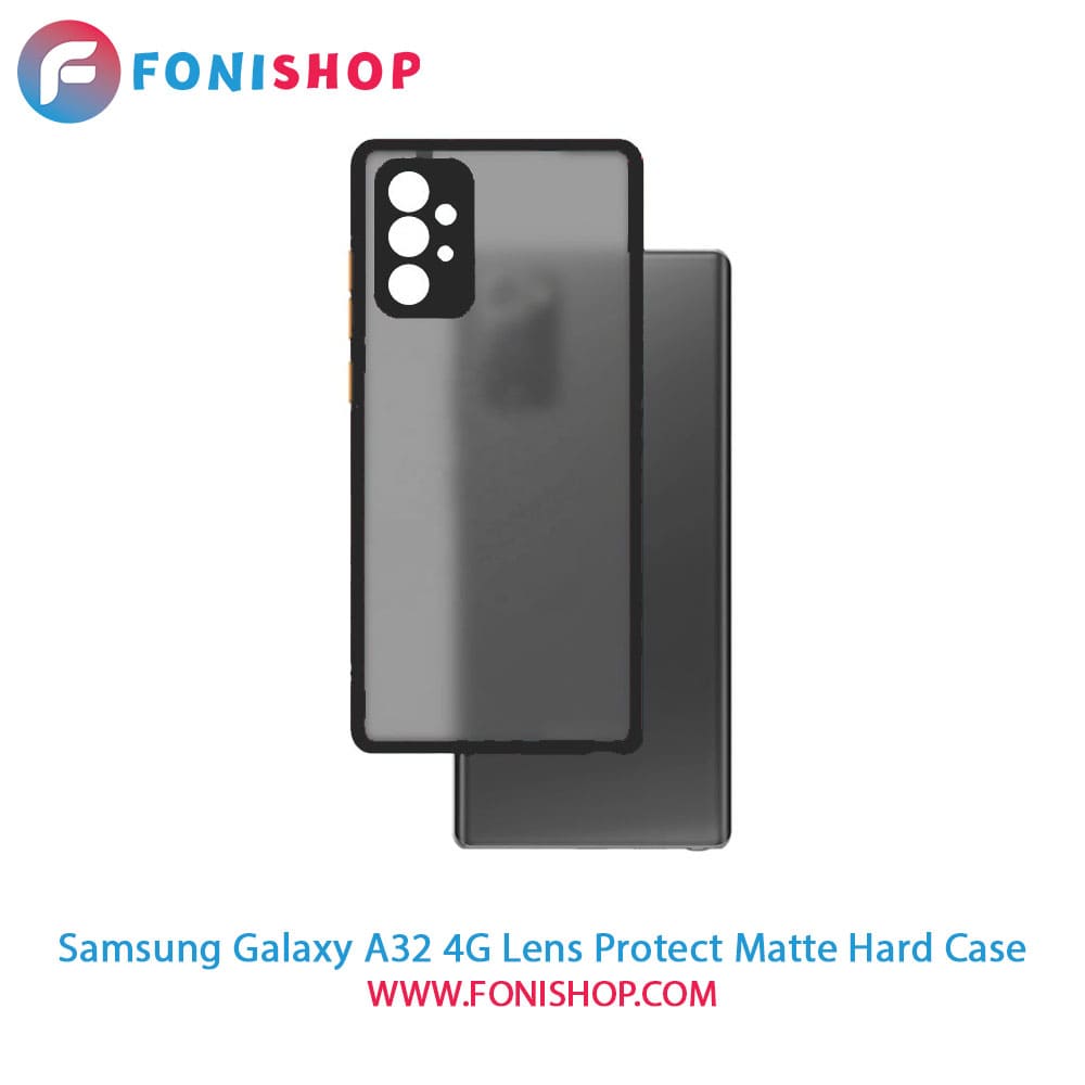 قاب ، کاور پشت مات محافظ لنزدار سامسونگ Samsung Galaxy A32 4G
