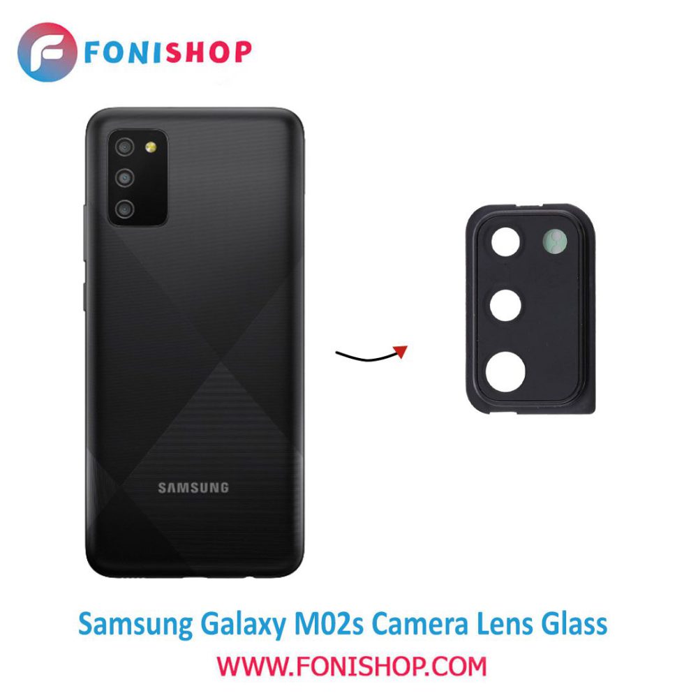 شیشه لنز دوربین گوشی سامسونگ Samsung Galaxy M02s