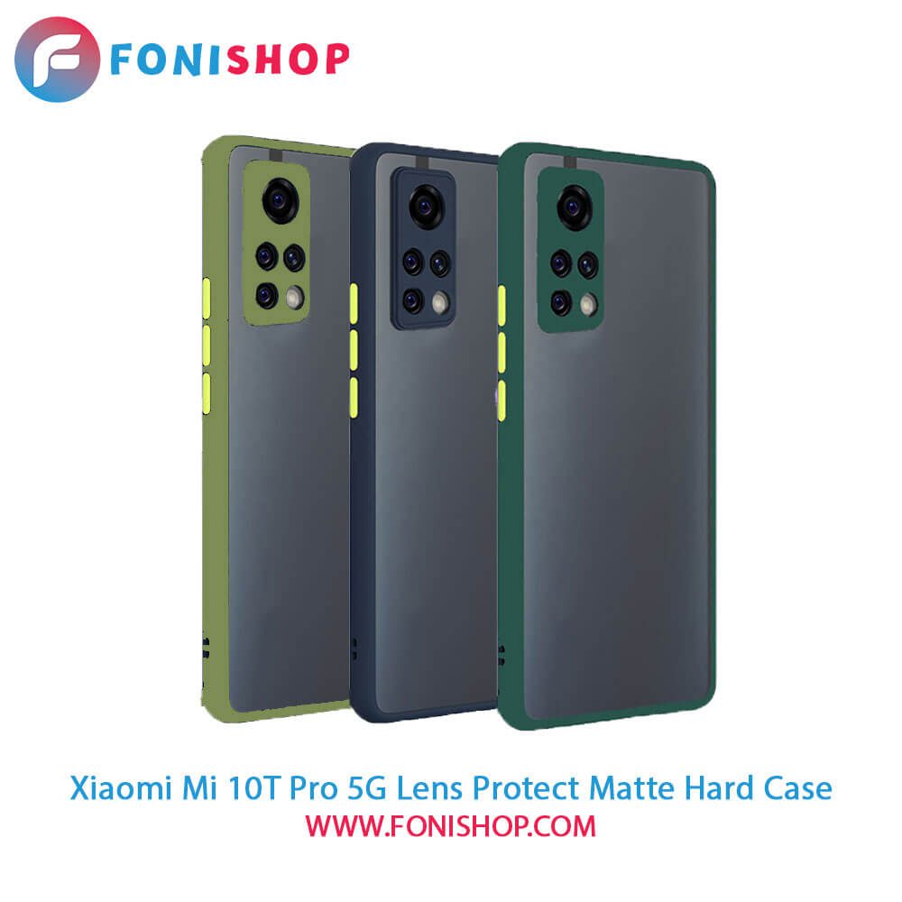 قاب ، کاور پشت مات محافظ لنزدار شیائومی Xiaomi Mi 10T Pro 5G