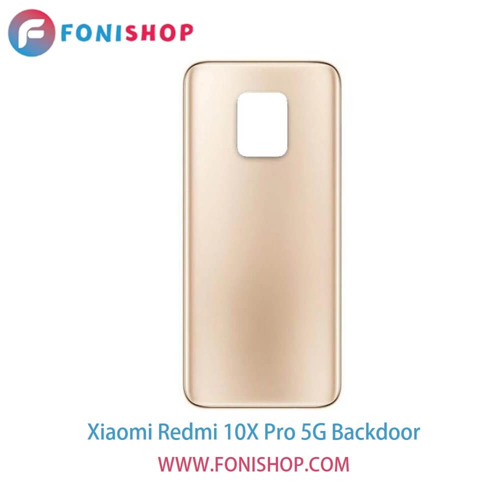 درب پشت گوشی شیائومی ردمی 10ایکس پرو فایوجی - Xiaomi Redmi 10 Pro 5G