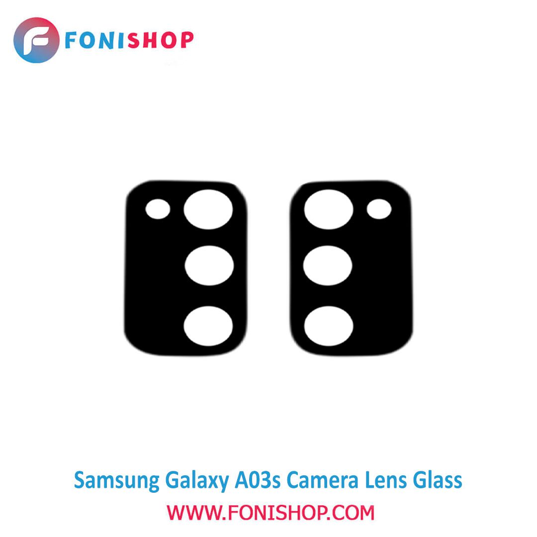 شیشه لنز دوربین گوشی سامسونگ Samsung Galaxy A03s