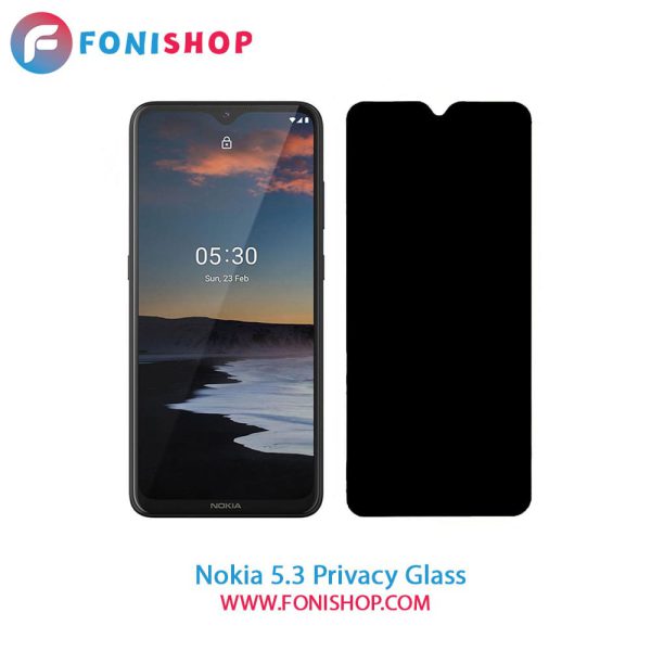گلس محافظ صفحه نمایش پرایوسی نوکیا Nokia 5.3