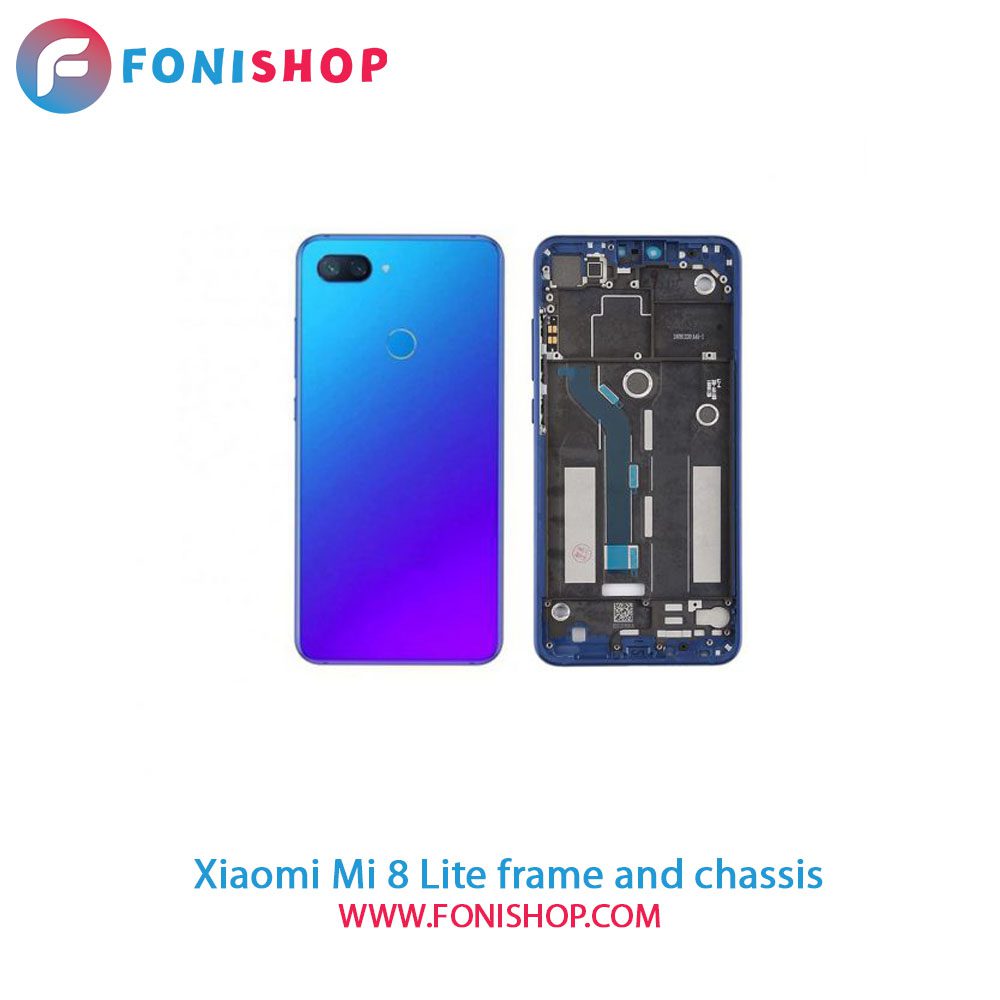 قاب و شاسی کامل شیائومی Xiaomi Mi 8 Lite