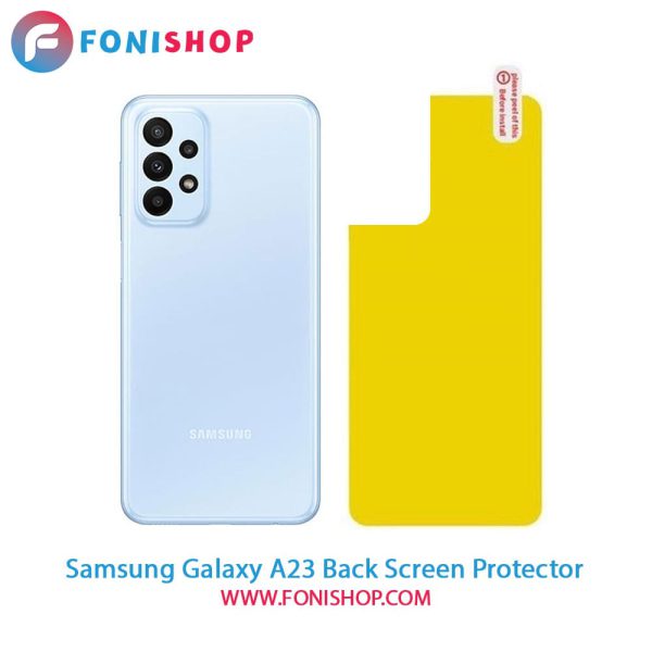 گلس برچسب محافظ پشت گوشی سامسونگ Samsung Galaxy A23