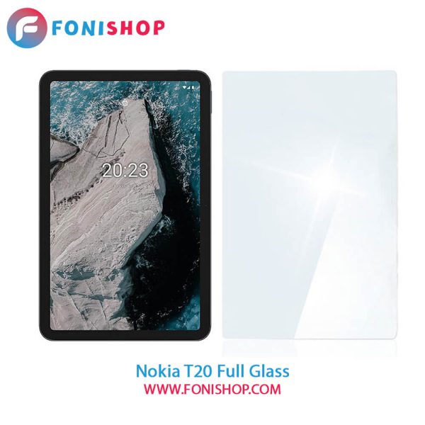 گلس فول چسب تبلت نوکیا Nokia T20