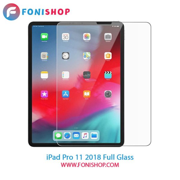 گلس فول چسب آیپد iPad Pro 11 2018