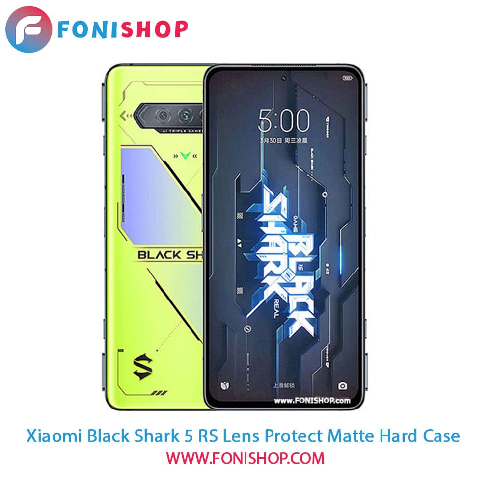 قاب ، کاور پشت مات محافظ لنزدار شیائومی Xiaomi Black Shark 5 RS