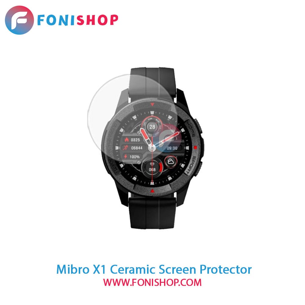 گلس سرامیکی ساعت هوشمند Mibro X1