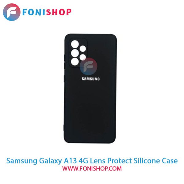 قاب سیلیکونی محافظ لنزدار گوشی سامسونگ Samsung Galaxy A13 4G