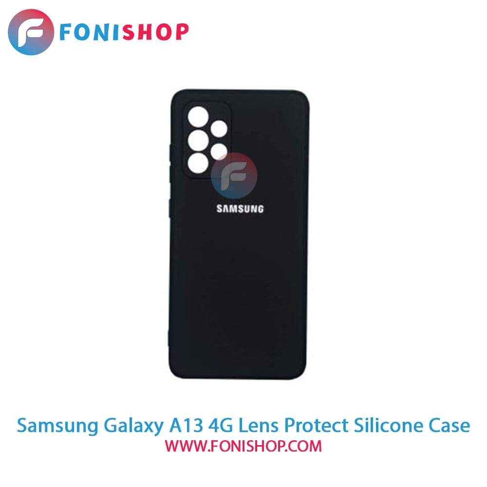 قاب سیلیکونی محافظ لنزدار گوشی سامسونگ Samsung Galaxy A13 4G