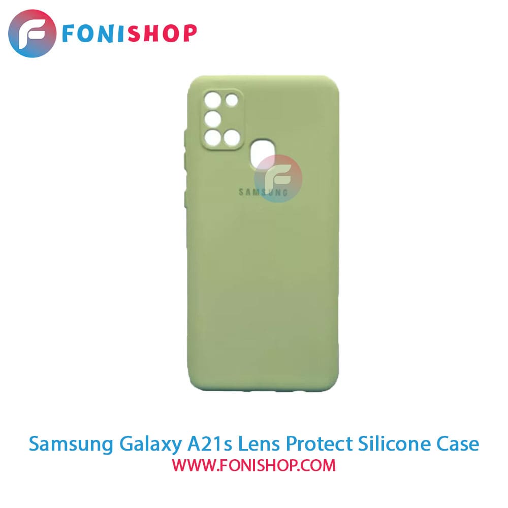قاب سیلیکونی محافظ لنزدار گوشی سامسونگ Samsung Galaxy A21s