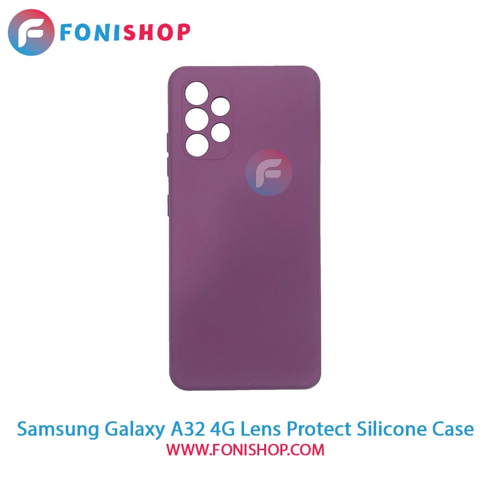 قاب سیلیکونی محافظ لنزدار گوشی سامسونگ Samsung Galaxy A32 4G