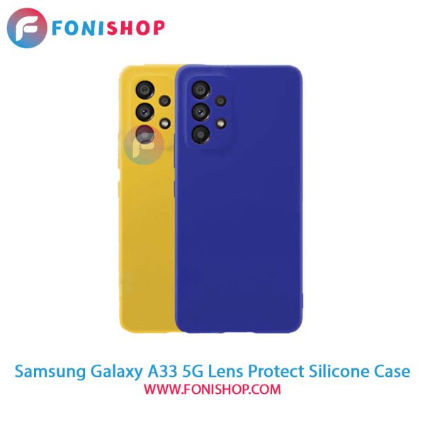 قاب سیلیکونی محافظ لنزدار گوشی سامسونگ Samsung Galaxy A33 5G