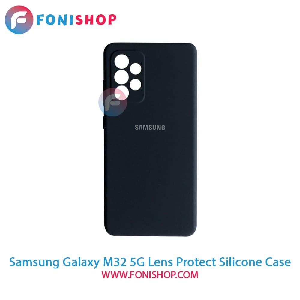 قاب سیلیکونی محافظ لنزدار گوشی سامسونگ Samsung Galaxy M32 5G