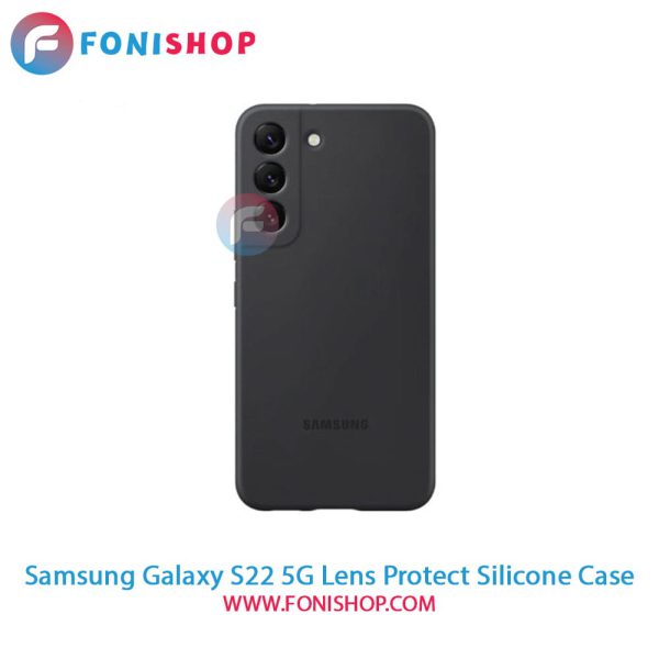 قاب سیلیکونی محافظ لنزدار گوشی سامسونگ Samsung Galaxy S22 5G