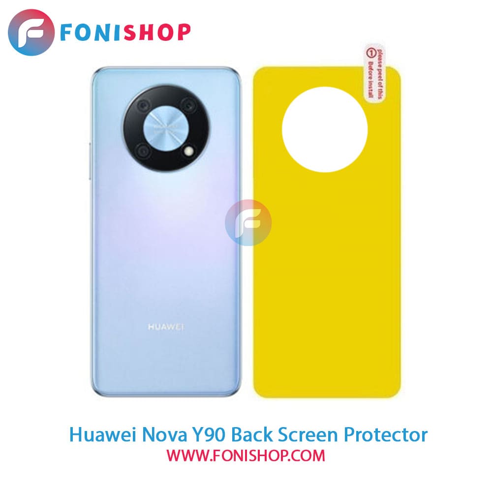 گلس برچسب محافظ پشت گوشی هواوی Huawei Nova Y90