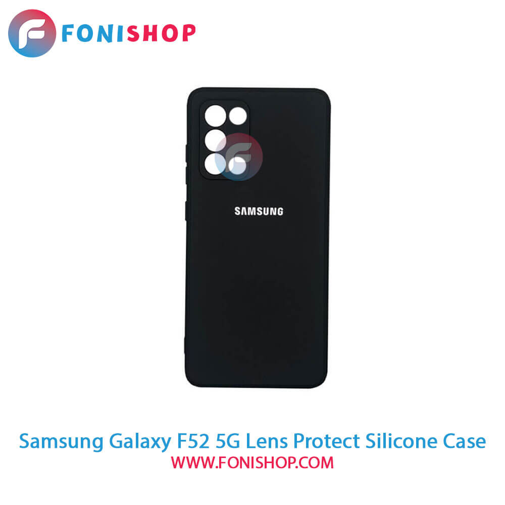 قاب سیلیکونی Samsung Galaxy F52 5G محافظ لنزدار