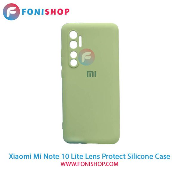 قاب سیلیکونی Xiaomi Mi Note 10 Lite محافظ لنزدار