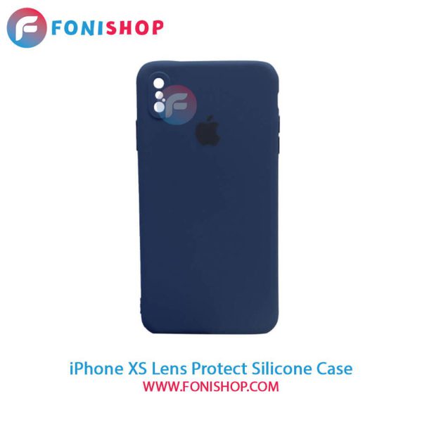 قاب سیلیکونی iPhone XS محافظ لنزدار (قیمت خرید) - فونی شاپ
