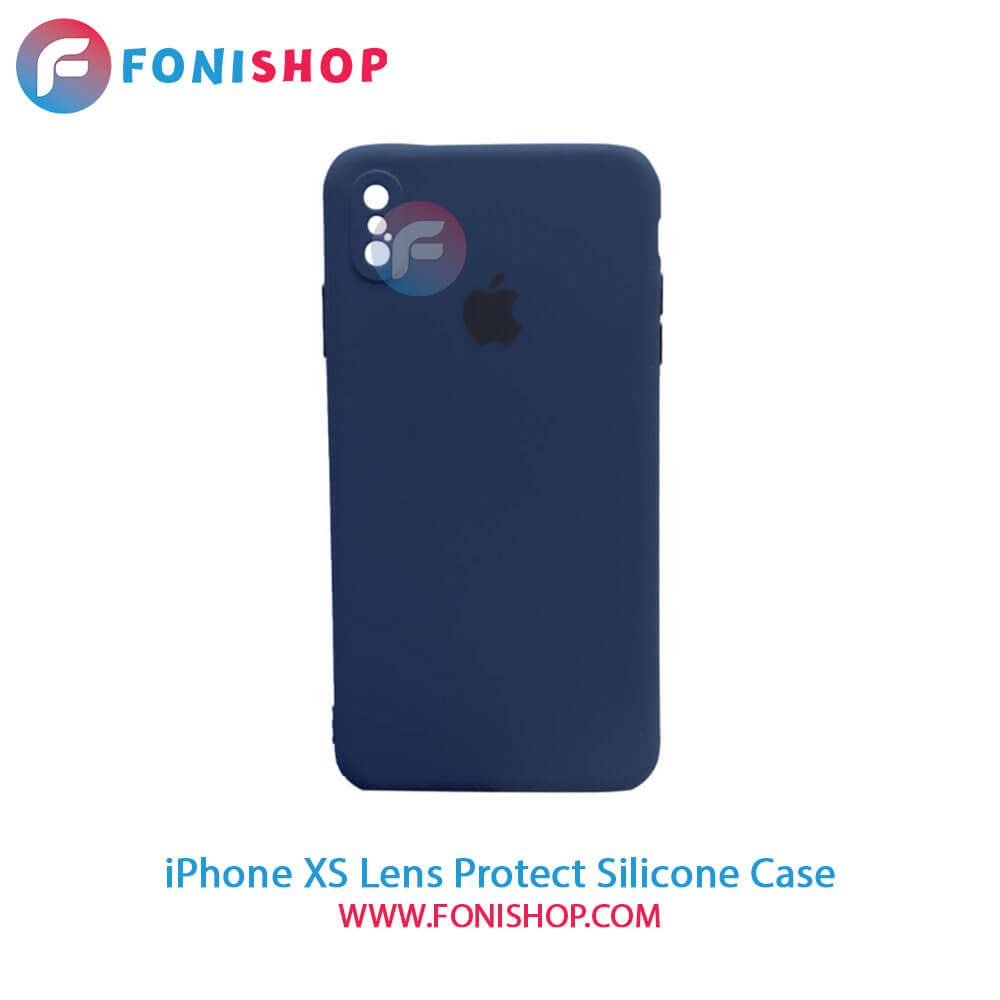 قاب سیلیکونی iPhone XS محافظ لنزدار (قیمت خرید) - فونی شاپ