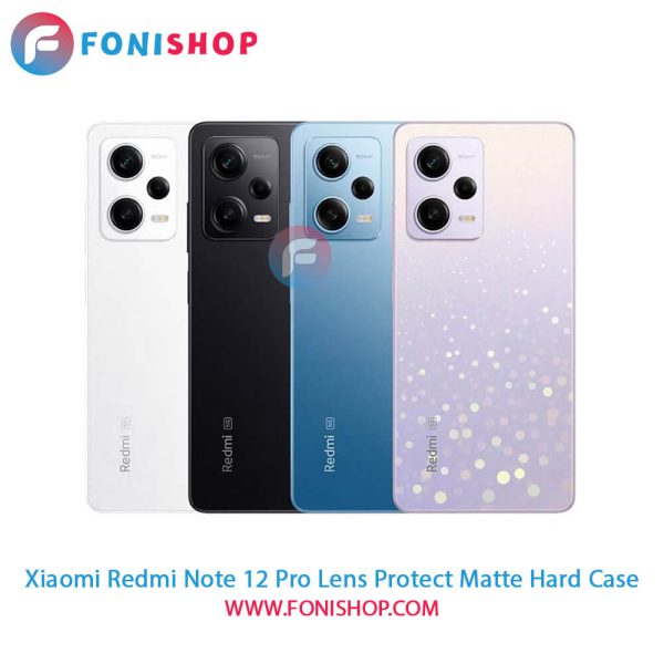 قاب پشت مات Xiaomi Redmi Note 12 Pro محافظ لنزدار