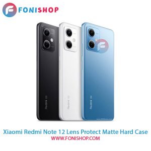قاب پشت مات Xiaomi Redmi Note 12 محافظ لنزدار