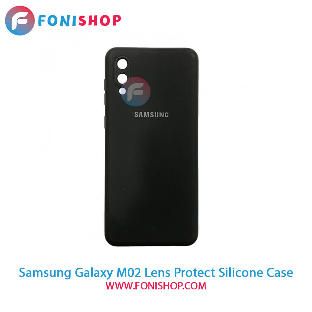 قاب سیلیکونی Samsung Galaxy M02 - محافظ لنزدار