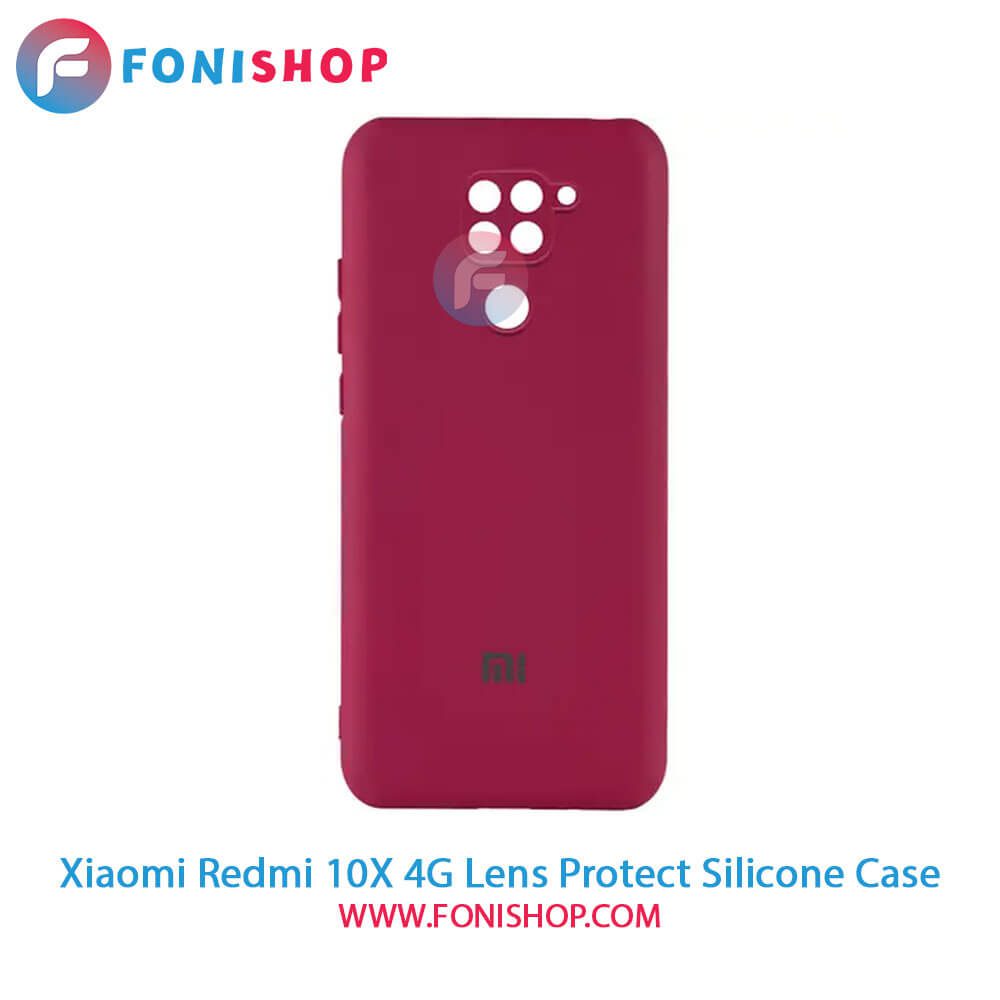 قاب سیلیکونی Xiaomi Redmi 10X 4G - محافظ لنزدار