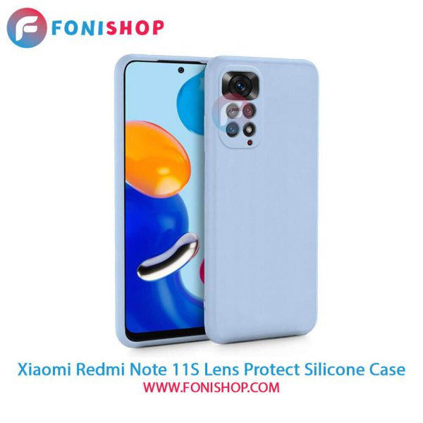 قاب سیلیکونی Xiaomi Redmi Note 11S - محافظ لنزدار