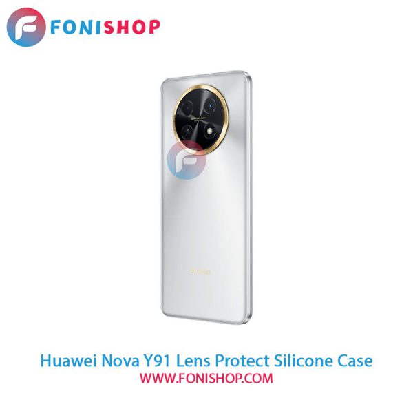 قاب سیلیکونی Huawei Nova Y91 محافظ لنزدار