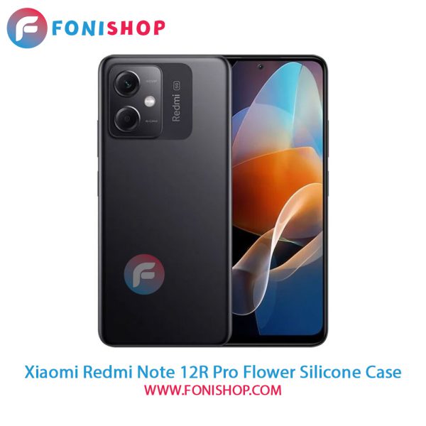 قاب سیلیکونی طرح گل شیائومی Redmi Note 12R Pro