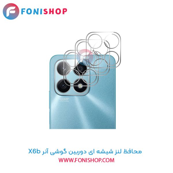 محافظ شیشه ای لنز دوربین آنر X6b